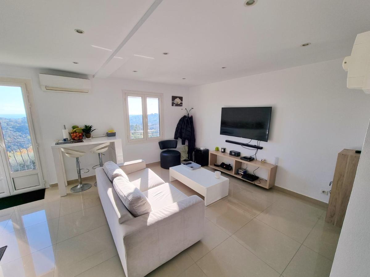 Appartement 2 Pieces D'Exception Vue Mer à Vence Extérieur photo